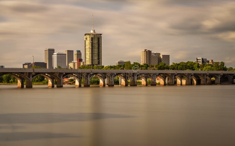 Горизонт Tulsa стоковая фотография Горизонт Tulsa стоковая фотография