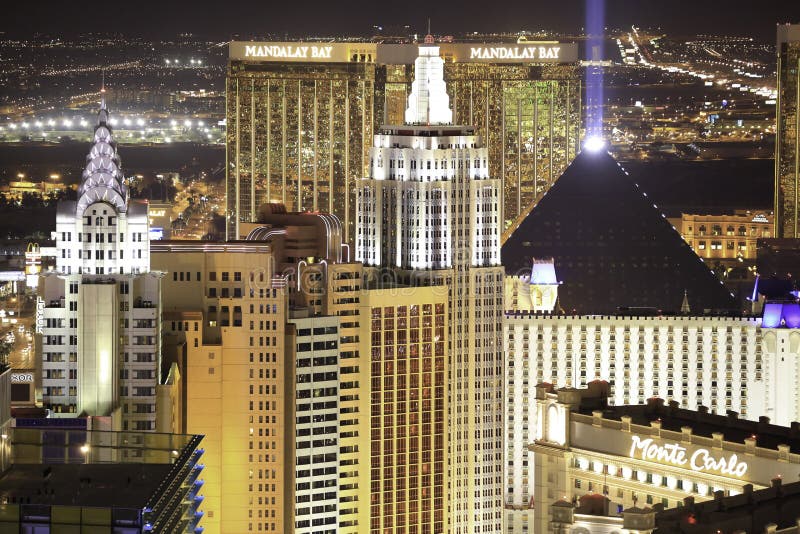 Las Vegas Casinos and Hotels Skyline at Night. Las Vegas is the most populous city in the U.S. state of Nevada and the county seat of Clark County. Las Vegas is an internationally renowned major resort city known primarily for gambling, shopping, and fine dining. The city bills itself as The Entertainment Capital of the World, and is famous for its consolidated casino–hotels and associated entertainment. A growing retirement and family city, Las Vegas is the 31st-most populous city in the United States, with a population at the 2010 census of 583,756. The 2010 population of the Las Vegas metropolitan area was 1,951,269. Established in 1905, Las Vegas was incorporated as a city in 1911. At the close of the 20th century, Las Vegas was the most populous American city founded in that century (a distinction held by Chicago in the 19th century). The city's tolerance for various forms of adult entertainment earned it the title of Sin City, and this image has made Las Vegas a popular setting for films and television programs. There are numerous outdoor lighting displays on Fremont Street, as well as elsewhere in the city. Las Vegas often refers to the city plus some areas beyond the city limits, especially the resort areas on and near the Las Vegas Strip, and sometimes the entire Las Vegas Valley. The 4.2 mi (6.8 km) stretch of South Las Vegas Boulevard known as the Strip is mainly in the unincorporated communities of Paradise, Winchester, and Enterprise. Las Vegas Casinos and Hotels Skyline at Night. Las Vegas is the most populous city in the U.S. state of Nevada and the county seat of Clark County. Las Vegas is an internationally renowned major resort city known primarily for gambling, shopping, and fine dining. The city bills itself as The Entertainment Capital of the World, and is famous for its consolidated casino–hotels and associated entertainment. A growing retirement and family city, Las Vegas is the 31st-most populous city in the United States, with a population at the 2010 census of 583,756. The 2010 population of the Las Vegas metropolitan area was 1,951,269. Established in 1905, Las Vegas was incorporated as a city in 1911. At the close of the 20th century, Las Vegas was the most populous American city founded in that century (a distinction held by Chicago in the 19th century). The city's tolerance for various forms of adult entertainment earned it the title of Sin City, and this image has made Las Vegas a popular setting for films and television programs. There are numerous outdoor lighting displays on Fremont Street, as well as elsewhere in the city. Las Vegas often refers to the city plus some areas beyond the city limits, especially the resort areas on and near the Las Vegas Strip, and sometimes the entire Las Vegas Valley. The 4.2 mi (6.8 km) stretch of South Las Vegas Boulevard known as the Strip is mainly in the unincorporated communities of Paradise, Winchester, and Enterprise.