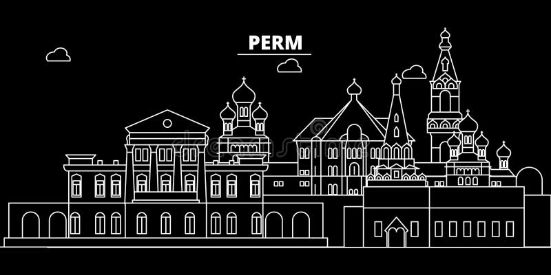 Пермь вектор достопримечательности