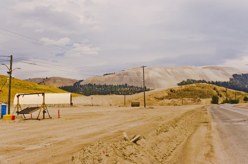 A tailings pile at the Highland Valley copper mine in BC, Canada. A tailings pile at the Highland Valley copper mine in BC, Canada.