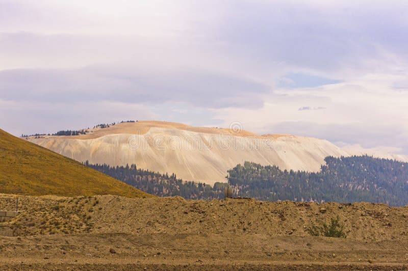 A tailings pile at the Highland Valley copper mine in BC, Canada. A tailings pile at the Highland Valley copper mine in BC, Canada.