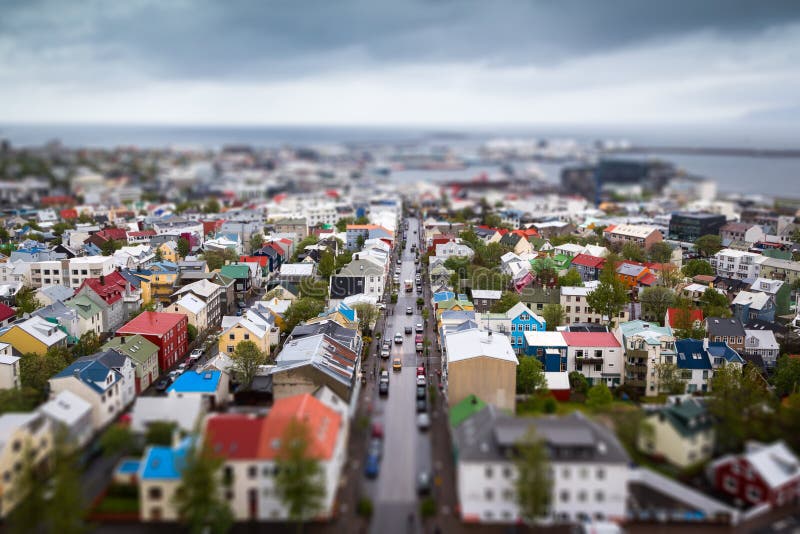 Городской центр Reykjavik стоковое фото Городской центр Reykjavik стоковое фото