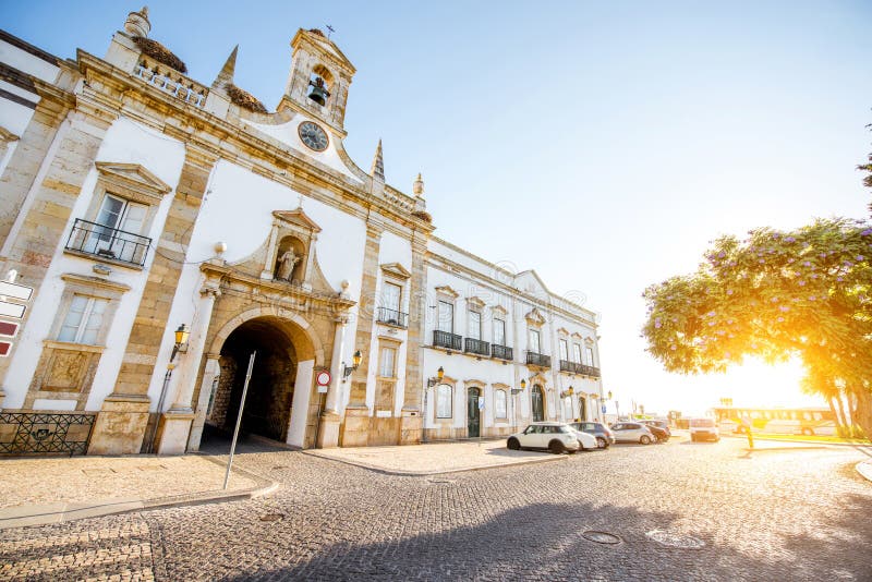 Город Faro в Португалии