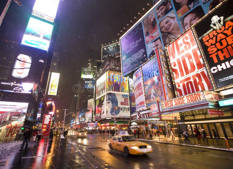 город New York broadway стоковые изображения