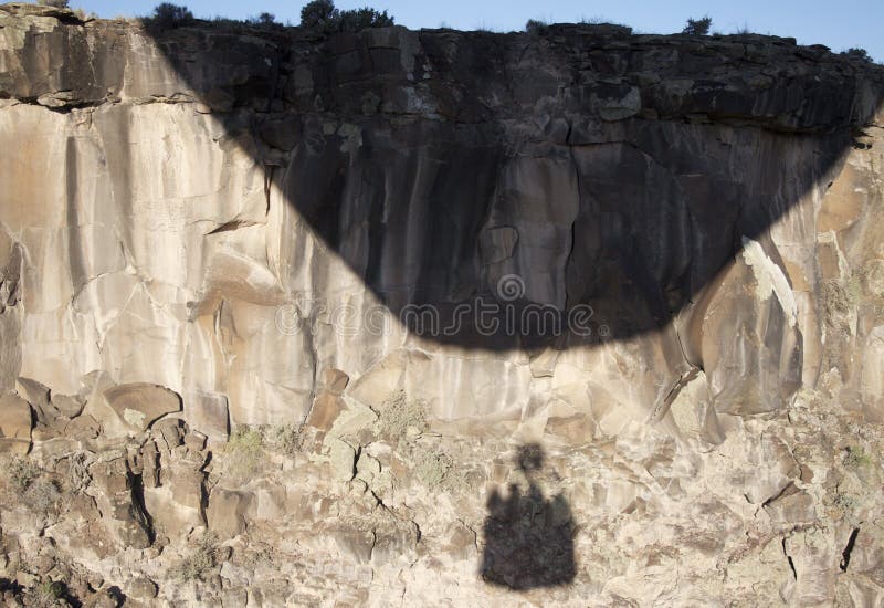 горячий gorge воздушного шара большой над тенью rio стоковое фото rf горячий gorge воздушного шара большой над тенью rio стоковое фото rf