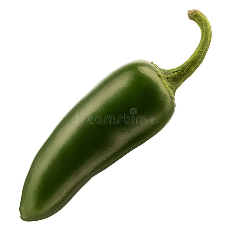 Горячий зеленый перец chili или чилей изолированный на белой предпосылке С путем клиппирования стоковые фотографии rf Горячий зеленый перец chili или чилей изолированный на белой предпосылке С путем клиппирования стоковые фотографии rf
