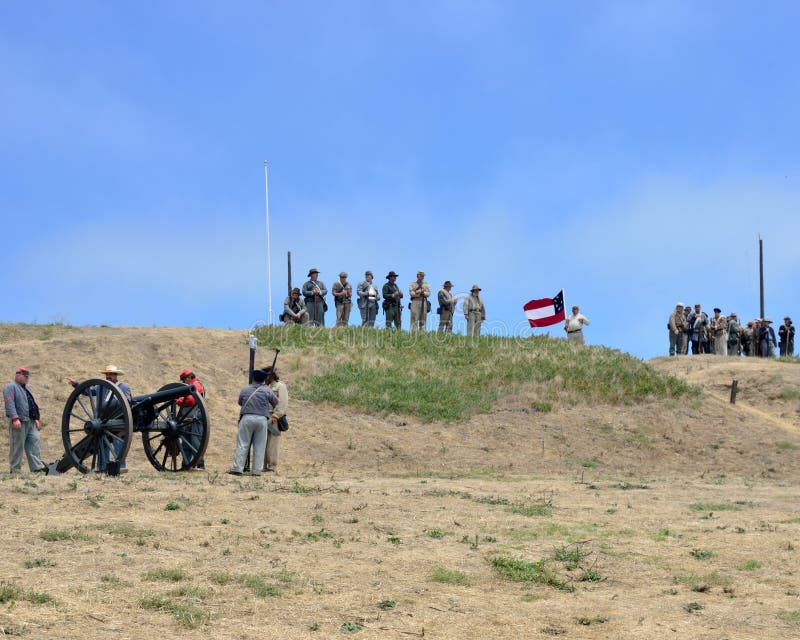 гражданское война reenactment стоковая фотография гражданское война reenactment стоковая фотография