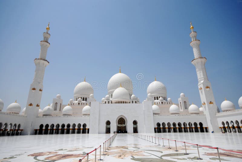 грандиозный zayed шейх мечети