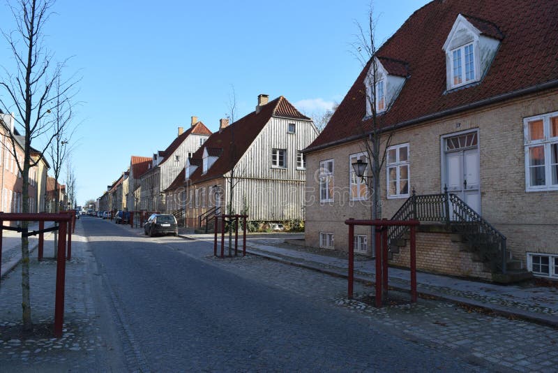 2015 Дания Christiansfeld Зала церков стоковые фото 2015 Дания Christiansfeld Зала церков стоковые фото