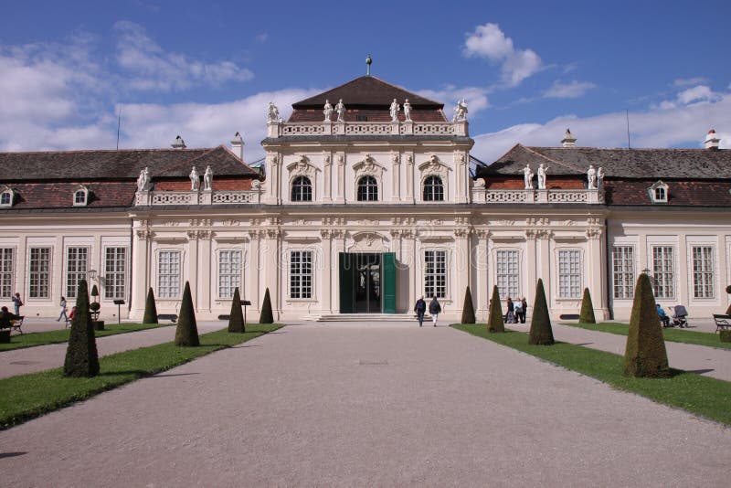 дворец belvedere стоковая фотография rf дворец belvedere стоковая фотография rf