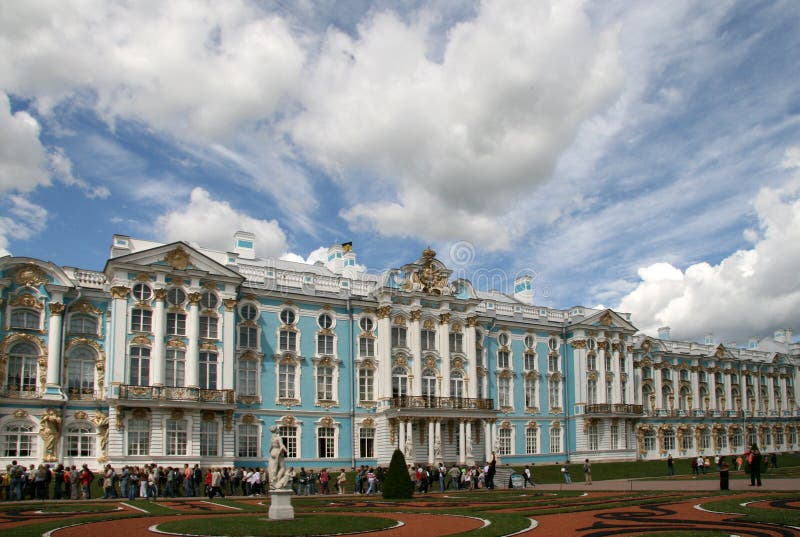 Дворец Катрина в Tsarskoye Selo, России стоковые фото Дворец Катрина в Tsarskoye Selo, России стоковые фото
