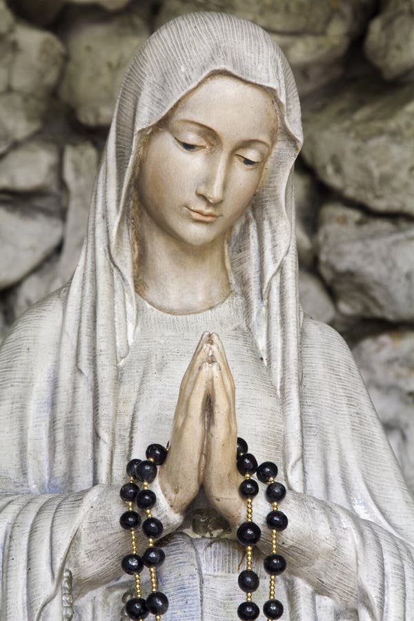 The holy virgin mary with rosary. The holy virgin mary with rosary