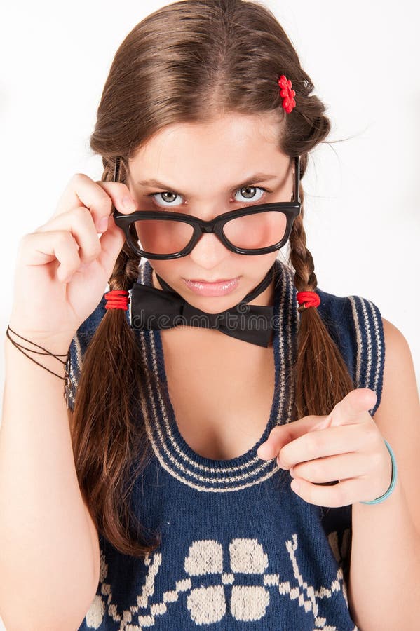 Glasses otngagged teenager retro