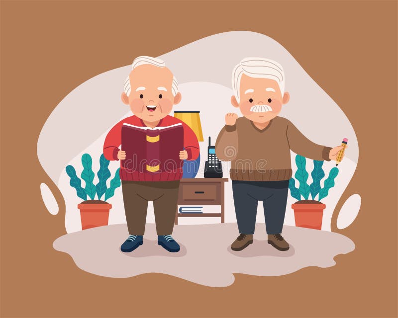 grandfathers couple continuing education characters. grandfathers couple continuing education characters