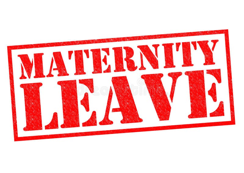 MATERNITY LEAVE red Rubber Stamp over a white background. MATERNITY LEAVE red Rubber Stamp over a white background.