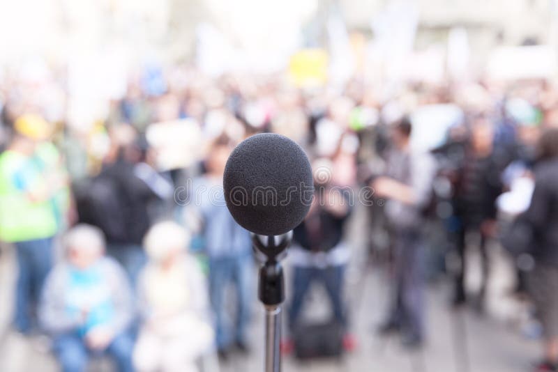 Демонстрация публики протеста стоковое изображение rf Демонстрация публики протеста стоковое изображение rf