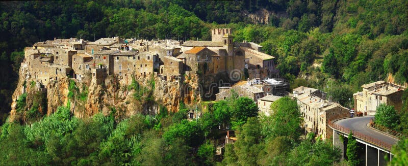 Medieval hill top village Calcata, Lazio. Italy. Medieval hill top village Calcata, Lazio. Italy