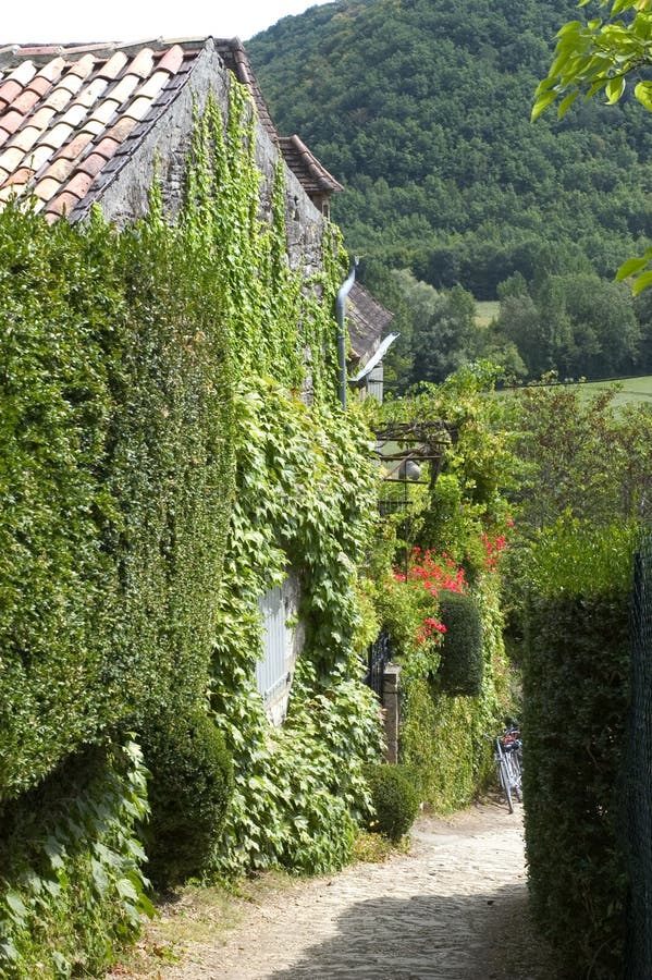 Деревня Castelnaud стоковое изображение rf Деревня Castelnaud стоковое изображение rf