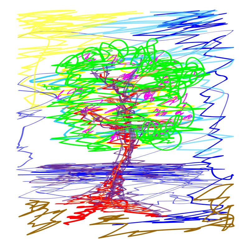 Дерево Сакуры лиственное Пруд в небе Иллюстрация Doodle изолированная на белой предпосылке бесплатная иллюстрация Дерево Сакуры лиственное Пруд в небе Иллюстрация Doodle изолированная на белой предпосылке бесплатная иллюстрация