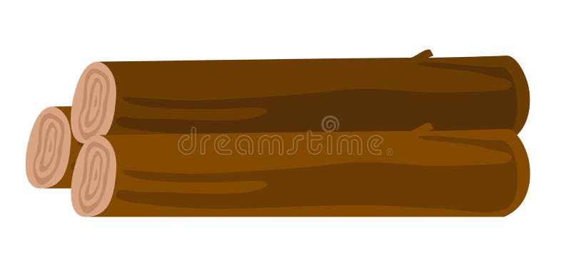 Шарж с брёвнами