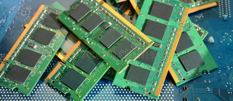 Детали компьютерной памяти стоковые фотографии rf Детали компьютерной памяти стоковые фотографии rf