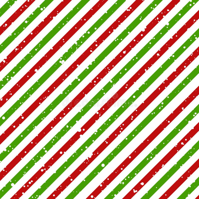 Диагональ рождества striped красный цвет и зеленые линии на белом backgrou иллюстрация вектора
