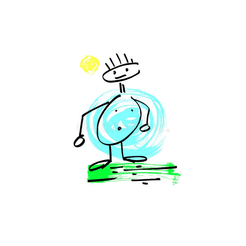 Диаграмма человек ручки doodle эскиза человеческая сала иллюстрация вектора Диаграмма человек ручки doodle эскиза человеческая сала иллюстрация вектора