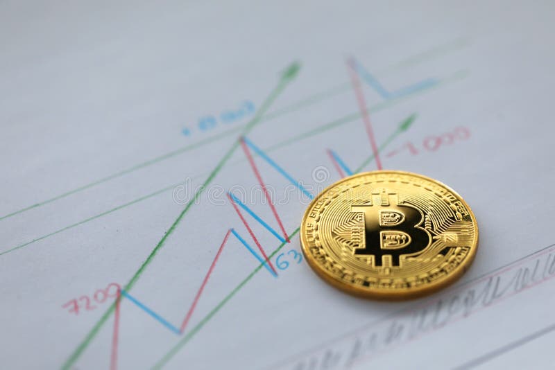Дизайн дела диаграммы Bitcoin больший для всех целей стоковые фото Дизайн дела диаграммы Bitcoin больший для всех целей стоковые фото
