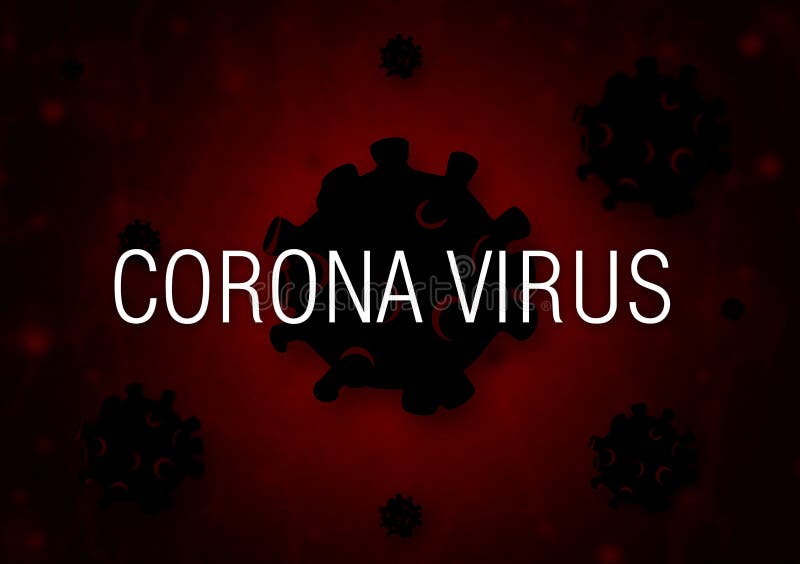 Дизайн помещения иллюстрации вируса corona иллюстрация вектора