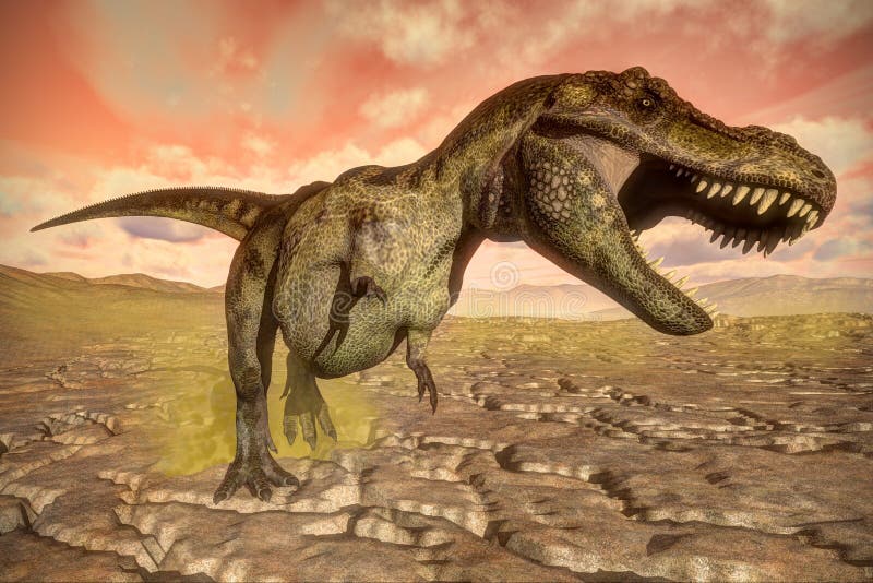 Динозавр rex тиранозавра ревя - 3D представляют иллюстрация вектора Динозавр rex тиранозавра ревя - 3D представляют иллюстрация вектора