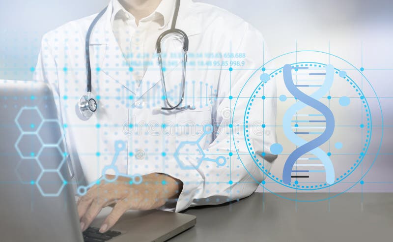 In order to treat sickness, genetic research and medical procedures examine patient DNA. In order to treat sickness, genetic research and medical procedures examine patient DNA.