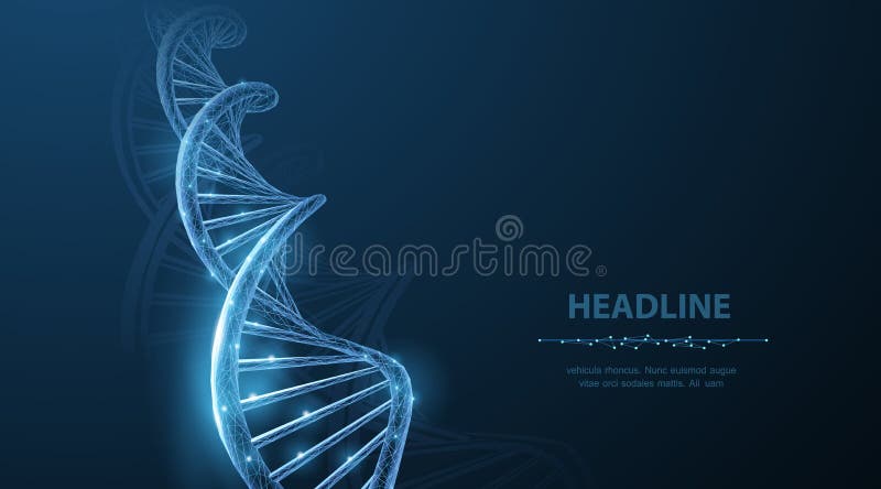 Дна Абстрактная полигональная спираль винтовой линии молекулы дна wireframe 3d на сини бесплатная иллюстрация Дна Абстрактная полигональная спираль винтовой линии молекулы дна wireframe 3d на сини бесплатная иллюстрация