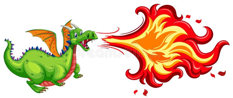 Огненный дракон детский