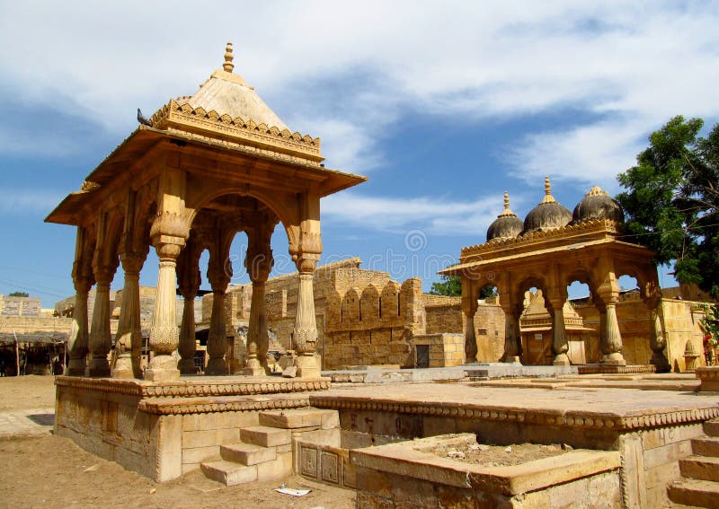 Древняя крепость «форт jaisalmernbsp в Индии стоковое фото rf
