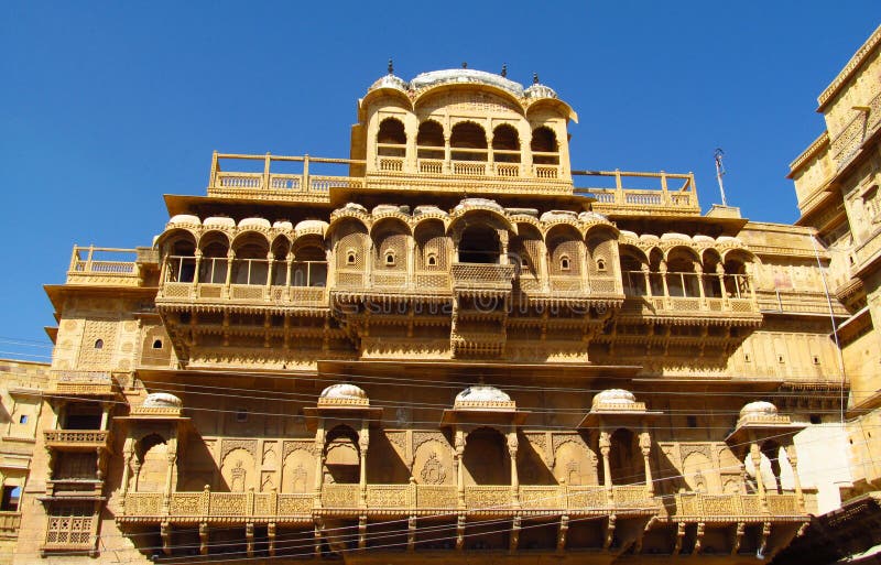 Древняя крепость «форт jaisalmernbsp в Индии стоковые изображения rf