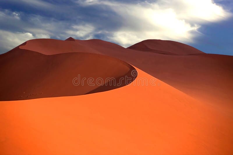 Sand dune, from Namib desert in Namibia. Sand dune, from Namib desert in Namibia