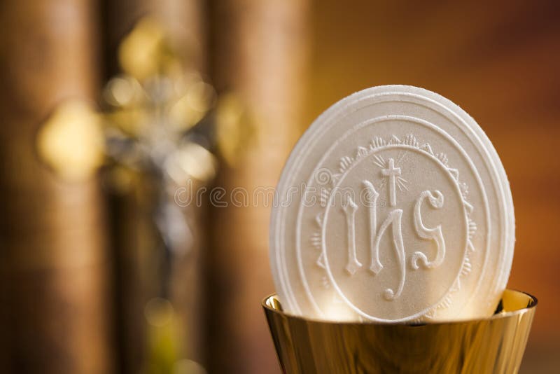 Sacrament of communion, Eucharist symbol. Sacrament of communion, Eucharist symbol