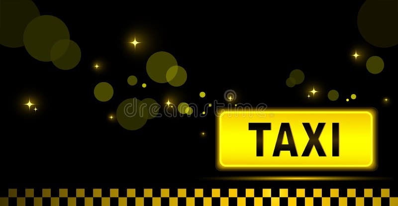 Ездьте на такси предпосылка города ночи иллюстрация штока Ездьте на такси предпосылка города ночи иллюстрация штока