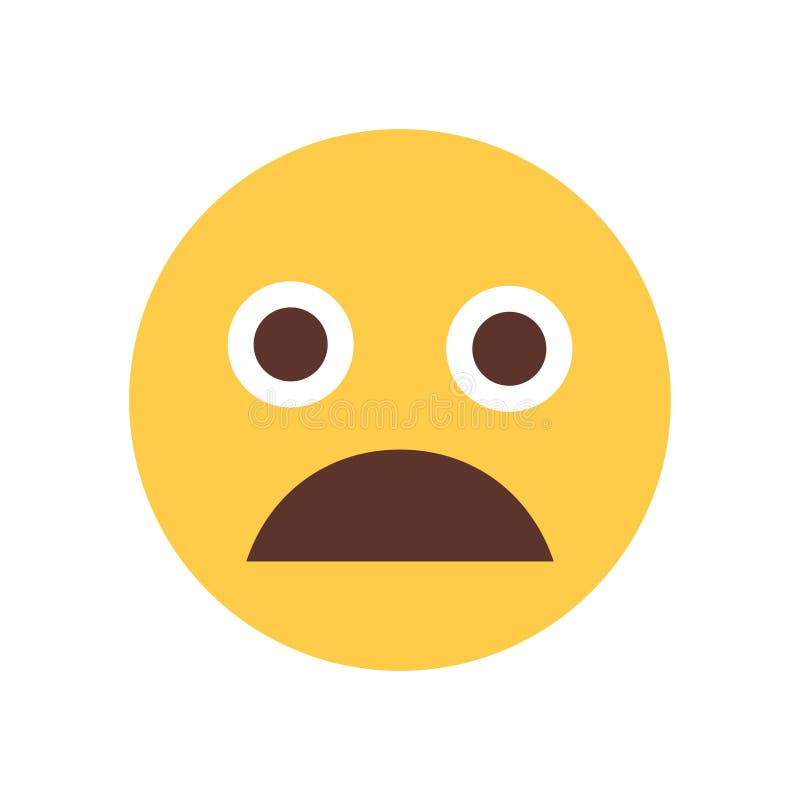 Желтым значок эмоции людей Emoji стороны шаржа сотрясенный клекотом иллюстрация вектора Желтым значок эмоции людей Emoji стороны шаржа сотрясенный клекотом иллюстрация вектора