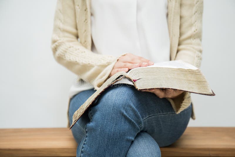 Woman holding bible. religion background. Woman holding bible. religion background