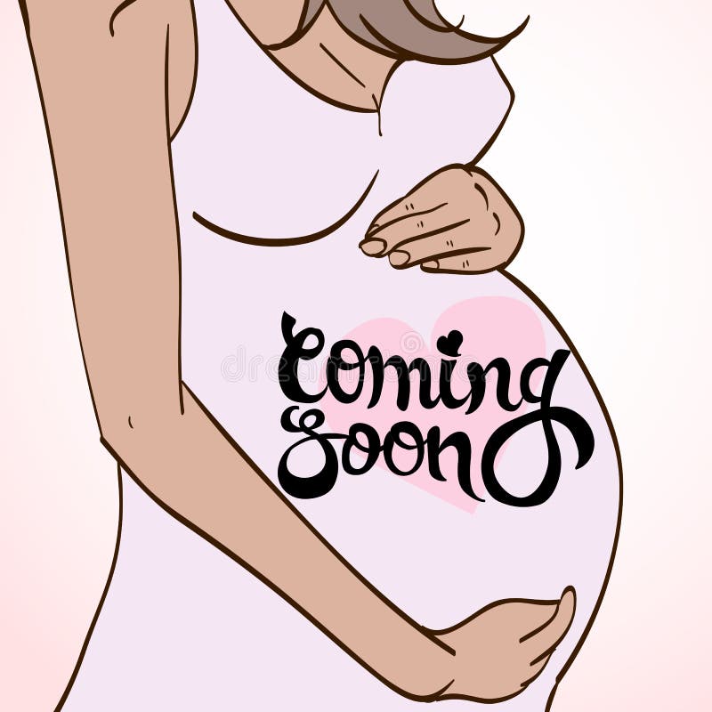 Pregnant woman in pregnancy dress is prepared for maternity. waiting for a baby birth. Pregnant woman in pregnancy dress is prepared for maternity. waiting for a baby birth