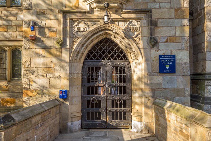 Old entrance of Yale university buildings in New Haven, CT USA. Old entrance of Yale university buildings in New Haven, CT USA