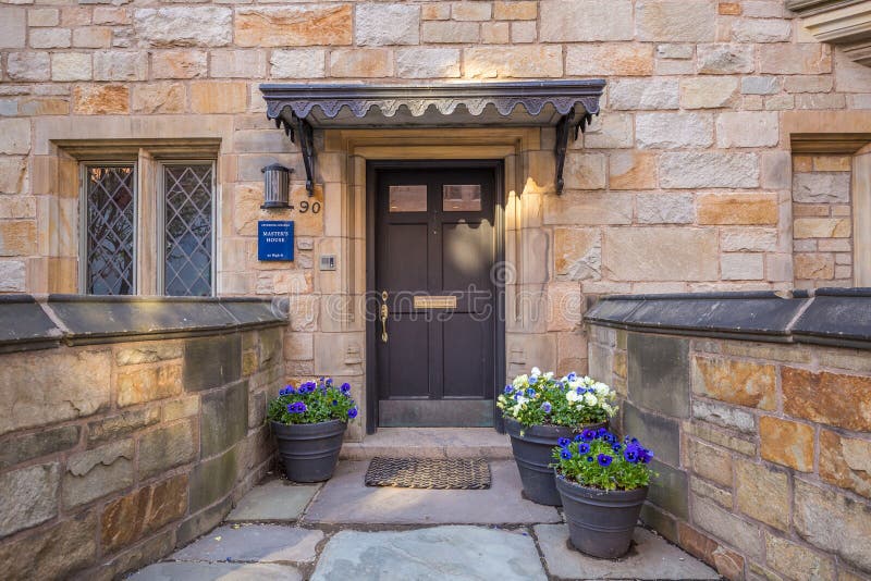 Old entrance of Yale university buildings in New Haven, CT USA. Old entrance of Yale university buildings in New Haven, CT USA