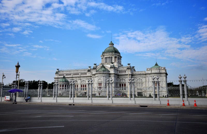Зала трона Ananta Samakhom в Таиланде стоковое фото Зала трона Ananta Samakhom в Таиланде стоковое фото