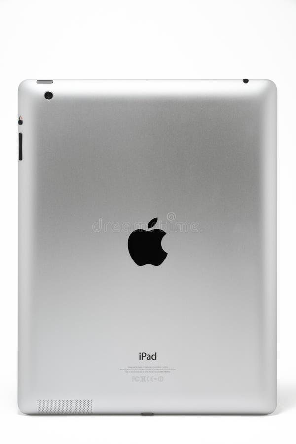 Задняя сторона IPad 4 стоковые изображения Задняя сторона IPad 4 стоковые изображения