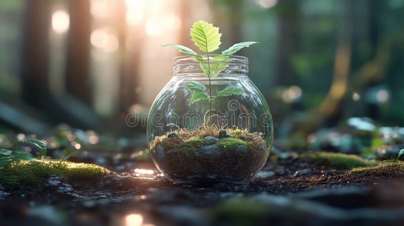 Забота о природе планеты для нашего общего дома. Концепция Дня Земли бесплатная иллюстрация