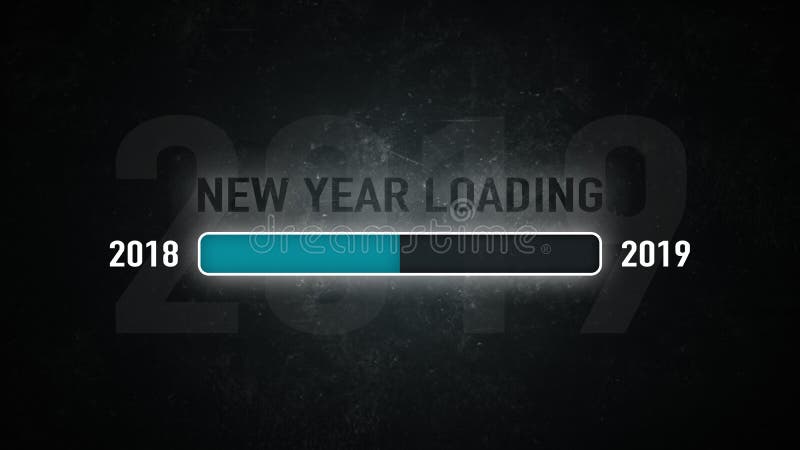 Загрузка 2019 экрана бесплатная иллюстрация Загрузка 2019 экрана бесплатная иллюстрация