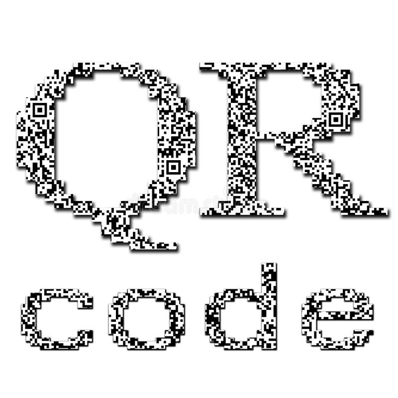 закодируйте текстурированный текст qr бесплатная иллюстрация закодируйте текстурированный текст qr бесплатная иллюстрация