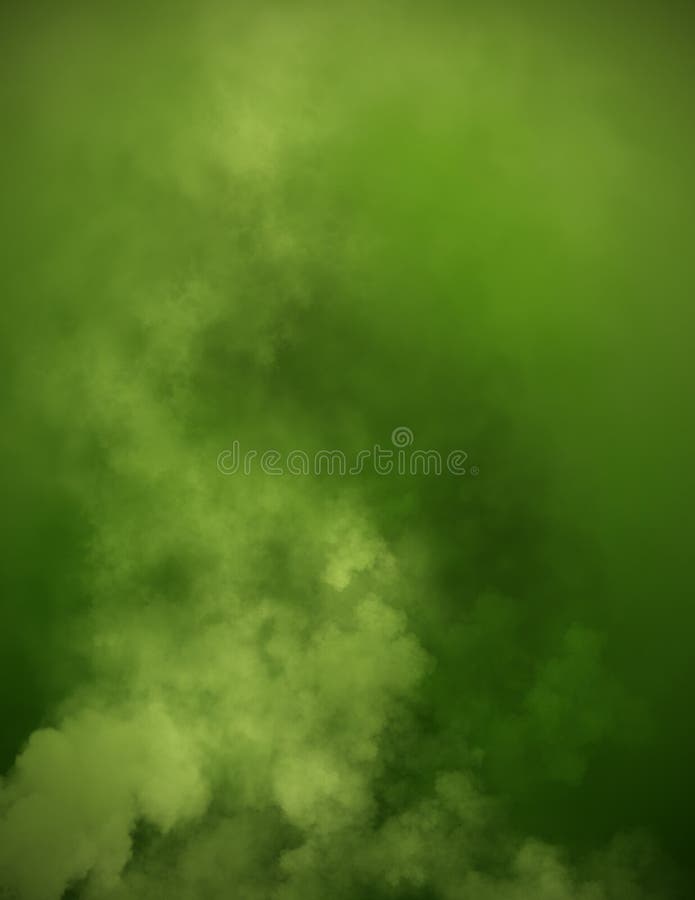 Illustration of smoke rising on green background. Illustration of smoke rising on green background.