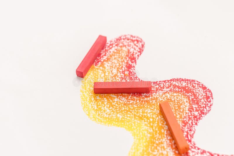 Закройте вверх по фото градиента сделанному пастельных мел crayon над стоковые фотографии rf Закройте вверх по фото градиента сделанному пастельных мел crayon над стоковые фотографии rf